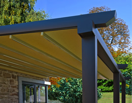 Mito: Wall or roof mounted, can be free standing pergola