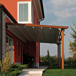 Tecnicwood - wall or roof mounted pergolas
